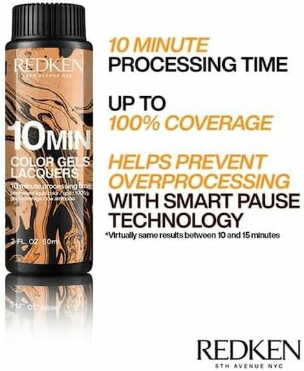Redken Loțiune Colorantă Geluri Lacuri 6ABN-6.19 3x60ml