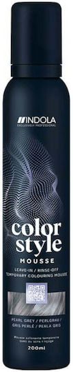 Indola Color Colour Mousse Pearl Grey 200ml