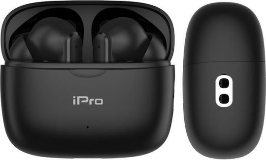 iPro TW300 Plus In-ear Bluetooth Handsfree Earphones with Charging Case Black