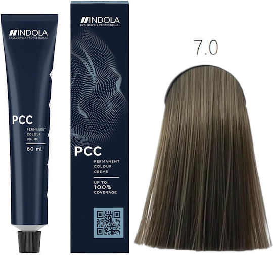 Indola Permanent Caring Color Natural & Essentials Hair Dye 7.0 Blonde 60ml