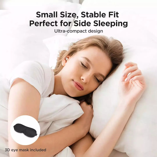 Joyroom JR-TS1 Sleep In ear Bluetooth хендсфри Слушалки с Кутийка за Зареждане Черен