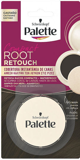 Palette Root Retouch Προσωρινή Βαφή Μαλλιών Καφέ 3gr