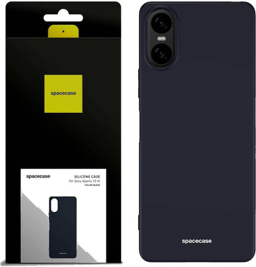 Spacecase Silicone Back Cover Σιλικόνης Μαύρο (Xperia 10 VI)