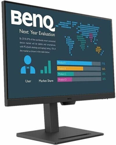BenQ BL2790T IPS Монитор 27" FHD 1920x1080 с Време На Реакция 5ms GTG Сребрист