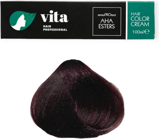 Vita Hair Professional Hair Dye 5.5 Light Brown Akazu 100ml