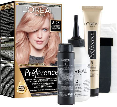 L'Oreal Paris Preference Βαφή Μαλλιών 8.23 Shimmering Rose