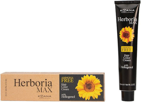 Kyana Herboria Max Ammonia Free Βαφή Μαλλιών Χωρίς Αμμωνία 4/4 Καστανό Χάλκινο 100ml