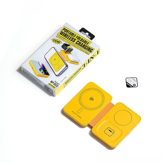 WK Wireless Charger (Qi Pad) 15W Yellows (WP-U172)