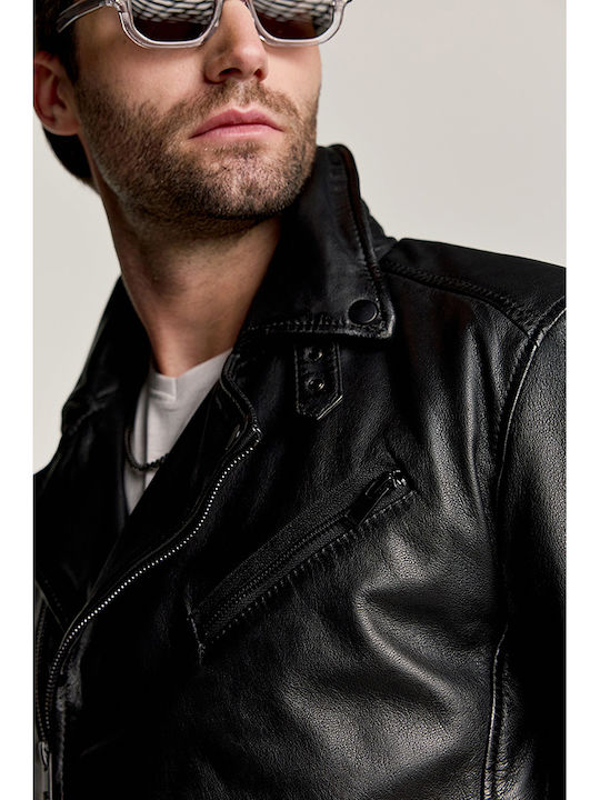 Lederjacke Jacke Black