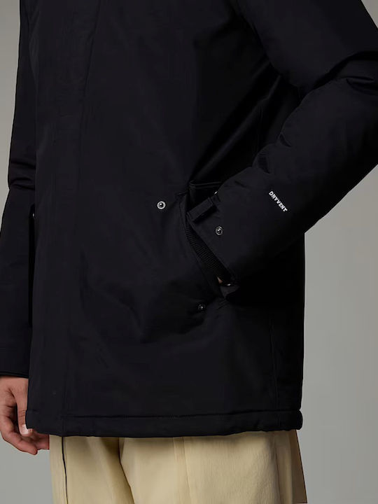 Zaneck Winter Jacket Parka Waterproof and Windproof Tnf Black