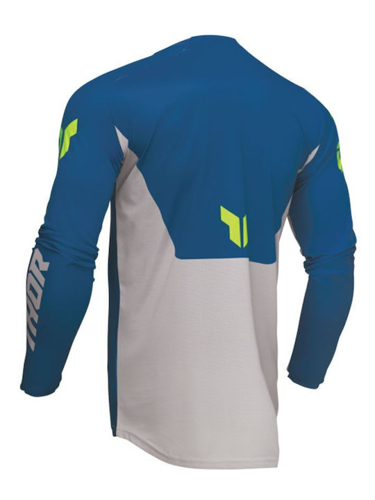 Thor Launchmode Men's Jersey Motocross Blue