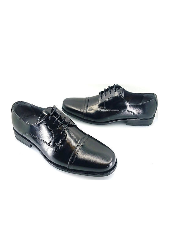 Leder Herren Freizeitschuhe Schwarz