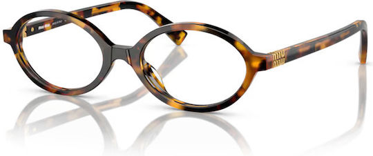 Miu Miu Weiblich Kunststoff Brillenrahmen Braun MU 01XV VAU1O1
