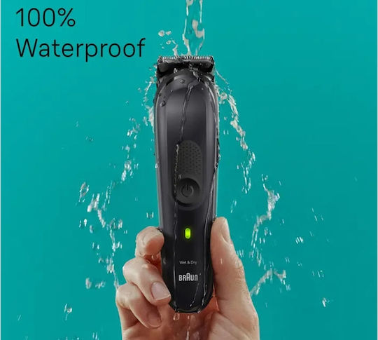Braun All-in-One Style Kit Series 7 Rechargeable Hair Clipper Black MGK7460