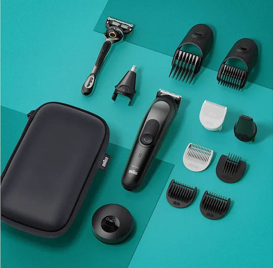 Braun All-in-One Style Kit Series 7 Rechargeable Hair Clipper Black MGK7460