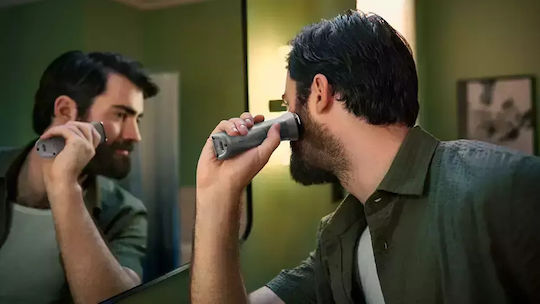 Philips Multigroom Series 9000 Επαναφορτιζόμενη Κουρευτική Μηχανή Γκρι MG9540/15