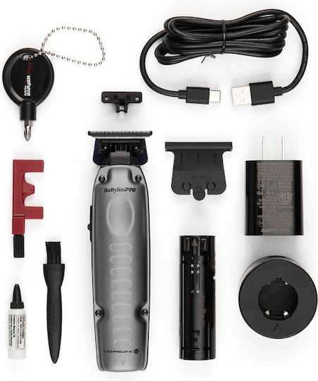 Babyliss Pro Fxone Επαγγελματική Επαναφορτιζόμενη Κουρευτική Μηχανή Dark Grey FX729E