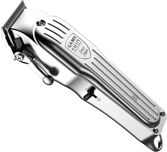GA.MA GC Titanium Επαγγελματική Επαναφορτιζόμενη Κουρευτική Μηχανή Ασημί SM0125