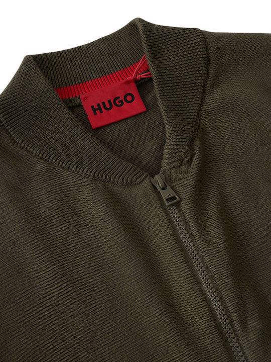 Men's Knitted Cardigan Olive