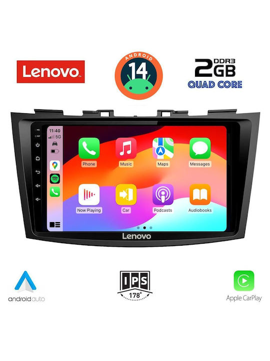 Lenovo Sistem Audio Auto pentru Suzuki Rapid 2011-2016 (Bluetooth/USB/AUX/WiFi/GPS) cu Ecran Tactil 9"