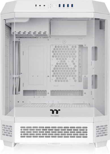 Thermaltake The Tower 600 Gaming Midi Tower Computer Case with Side Window Snow White