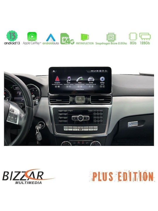 Bizzar Car Audio System for Mercedes-Benz ML 2011-2019 (Bluetooth/USB/AUX/WiFi/GPS/CD) with Touch Screen 12.3"