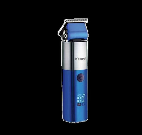 Kemei KM-322 KM-3291 Rechargeable Hair Clipper Blue