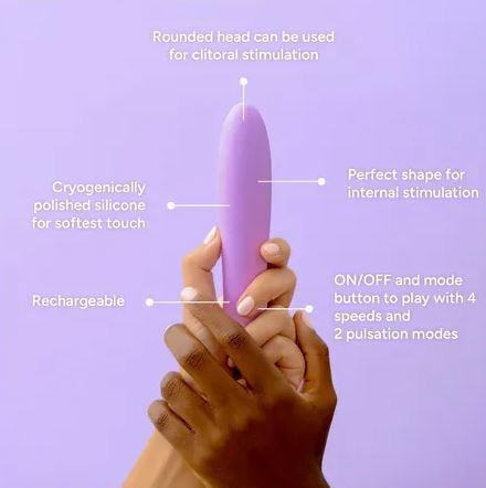 Smile Makers Вибратор Масаж 14.7см Лилав