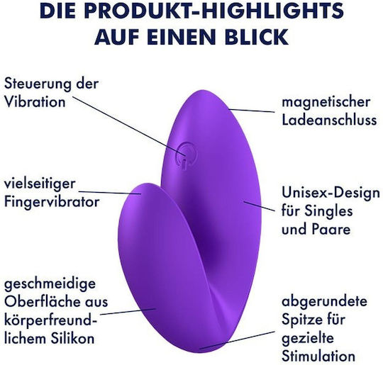 Satisfyer Love Riot Δονητής Δακτύλου Μωβ