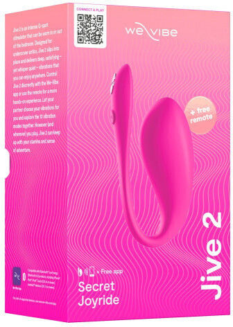 We-Vibe We Vibe - Jive 2 Mini Δονητής Egg με Απομακρυσμένο Έλεγχο 10.5cm Φούξια