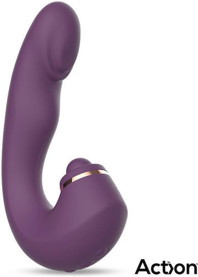 Action Δονητής G-Spot 16cm Μωβ