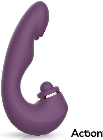 Action Δονητής G-Spot 16cm Μωβ