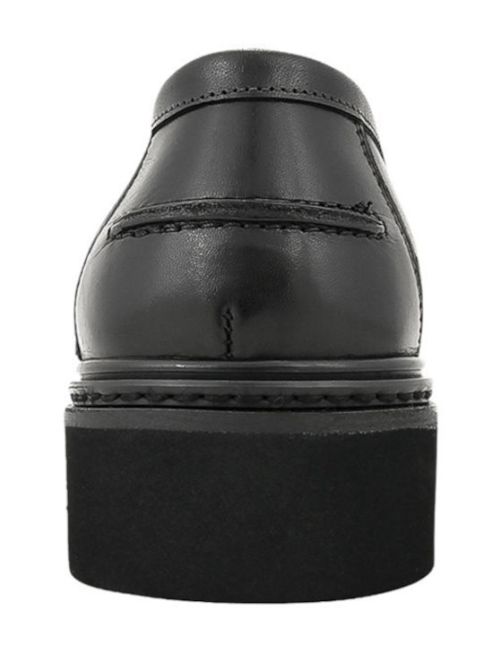 Men's Leather Loafers Black