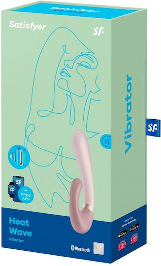 Satisfyer Heat Wave Вибратор Заек 20см Розов