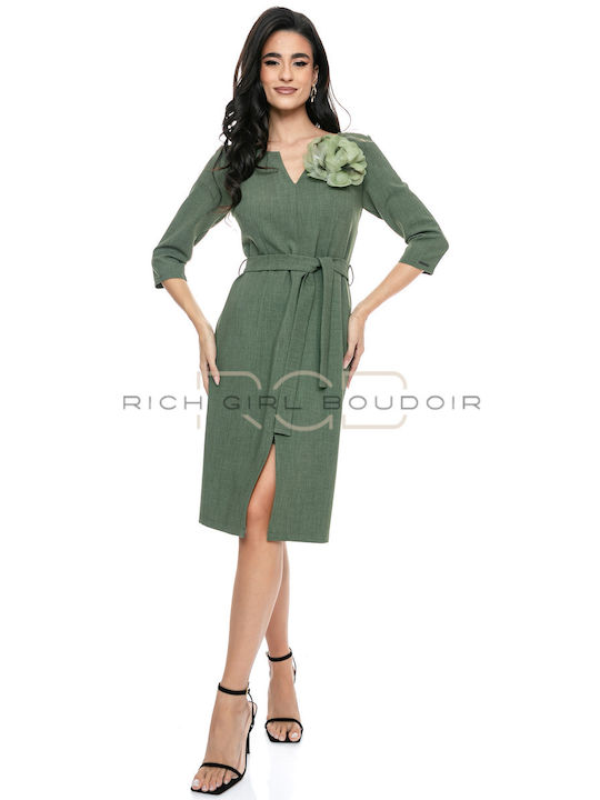 RichgirlBoudoir Dress All Day Khaki