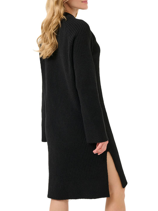 Kaffe Knitted Dress All Day Black