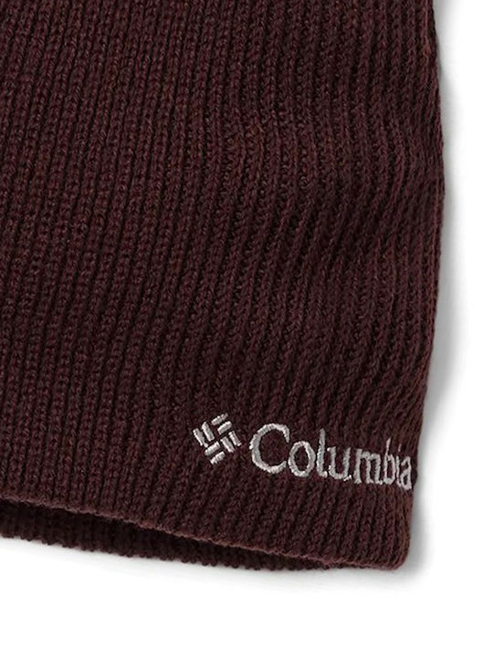 Columbia Beanie Beanie Knitted in Brown color