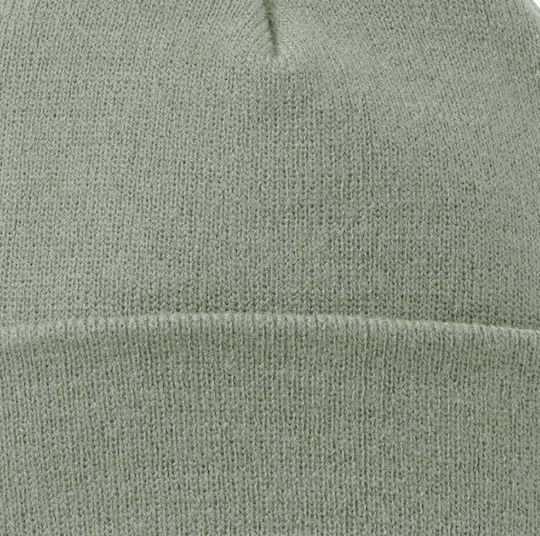 Beanie Unisex Beanie mit Rippstrick in Grün Farbe