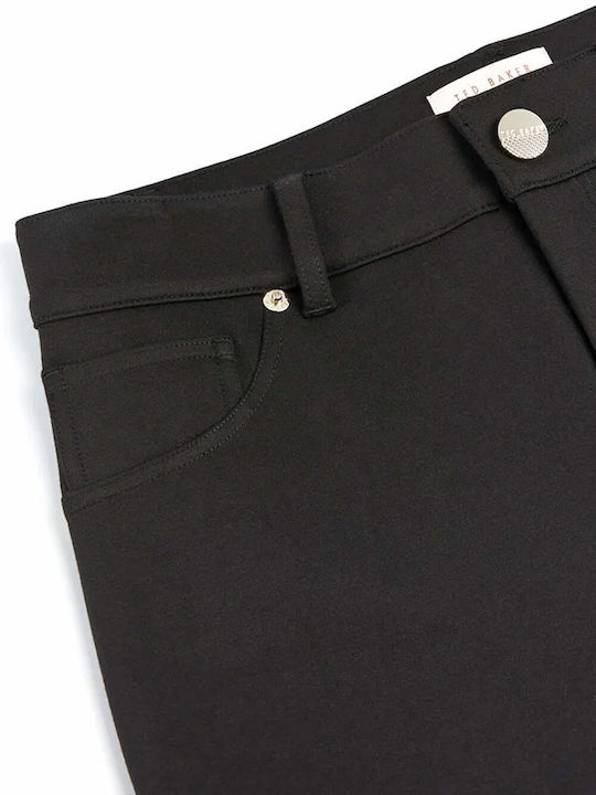Strenti Γυναικείο Υφασμάτινο Παντελόνι σε Skinny Εφαρμογή Black
