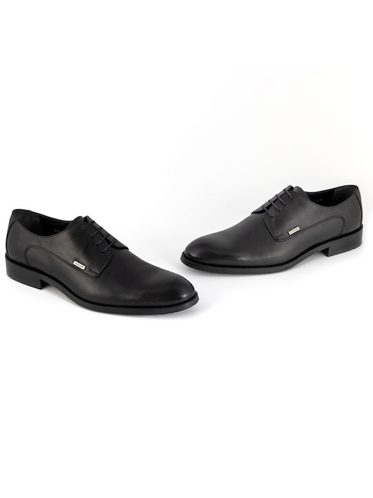 Guy Laroche Men's Leather Dress Shoes Black