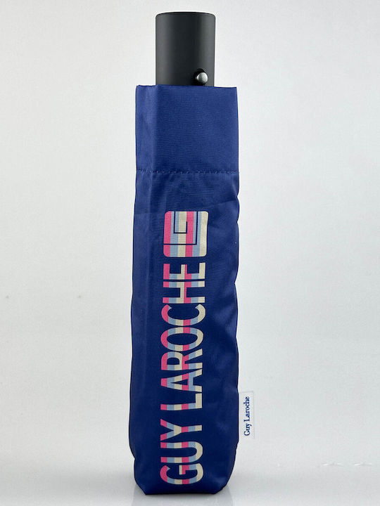 Guy Laroche Windproof Automatic Umbrella Compact Blue