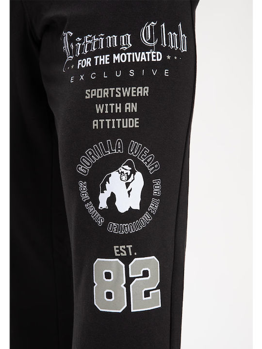 Sweatpants without Elastic Black
