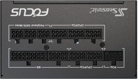 Seasonic Focus GX ATX3.1 2024 1000W Black Computer Power Supply Full Modular 80 Plus Gold