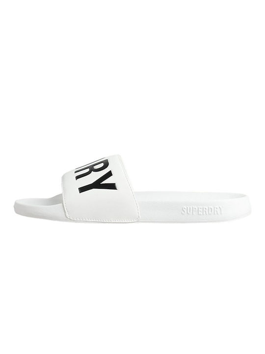 Superdry Women's Slides White