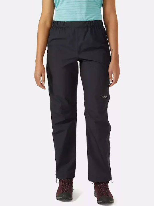 Rab Downpour Eco Women's Hiking Long Trousers Black