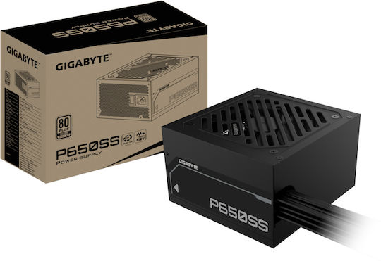 Gigabyte GP-P650SS 650W Μαύρο Τροφοδοτικό Υπολογιστή Full Wired 80 Plus Silver