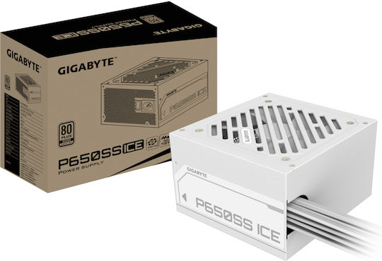 Gigabyte GP-P650SS ICE 650W Бял Компютърно захранване Пълен кабел 80 Plus Silver