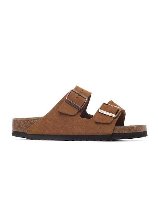 Birkenstock Arizona Women's Flat Sandals in Brown Color