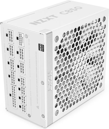 NZXT C850 Gold ATX 3.1 850W Λευκό Τροφοδοτικό Υπολογιστή Full Modular 80 Plus Gold