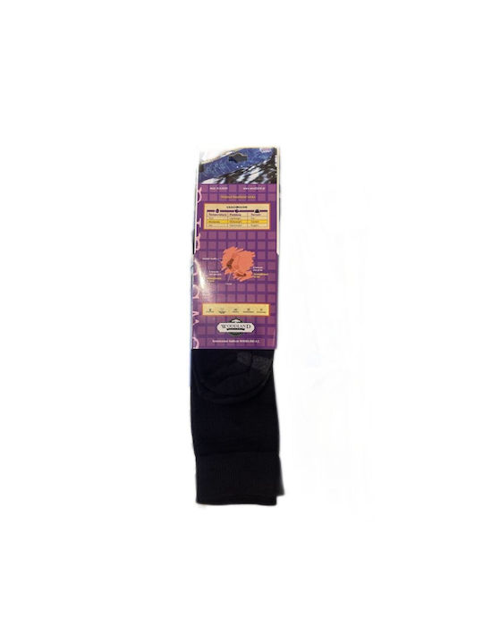 Woodland Ski & Snowboard Socks Black 1 Pair